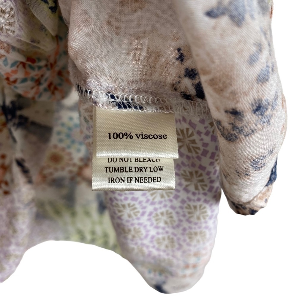 Dylan Blouse Top Boho Patchwork Print Pullover Wo… - image 7